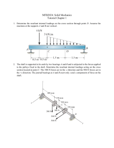 Solid Mechanics Tutorial: Stress and Internal Loadings