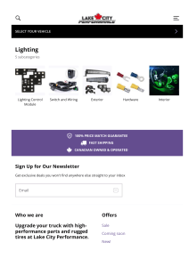 Lake City Performance Truck Parts Catalog