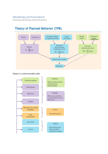 Marketing Communications Planning Guide: Strategy & STP Process
