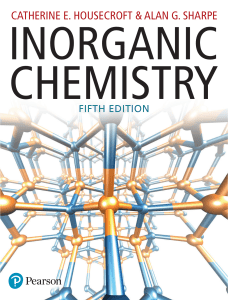 Inorganic Chemistry Textbook 5th Edition