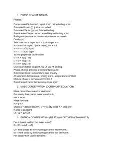Phase Change & Thermodynamics Fundamentals