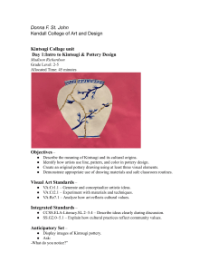 Kintsugi Art Lesson Plan: Grades 2-5