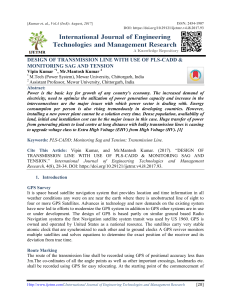 Transmission Line Design with PLS-CADD & Sag Tension Monitoring