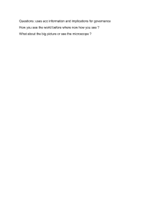 Questions on ACC Information and Governance Implications