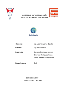 Proyecto GoCalculo - UMSS Ingenier&iacute;a en Sistemas