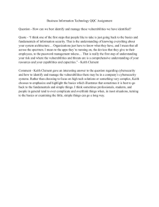 Business IT QQC Assignment: Cybersecurity Vulnerabilities