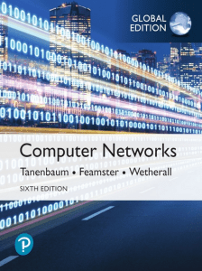 Computer Networks Sixth Edition Textbook