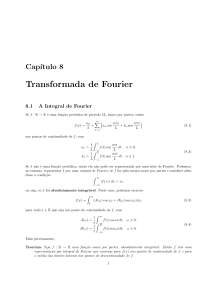 Cap&iacute;tulo 8: Transformada de Fourier