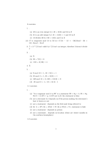 Math Exercises: Number Theory & Logic Workbook