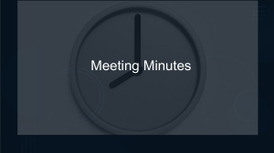 How to Write Effective Meeting Minutes