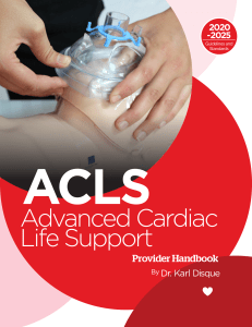 ACLS Provider Handbook 2020-2025 Guidelines