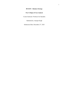 PepsiCo Strategic Evaluation Plan & Balanced Scorecard 2026-2028