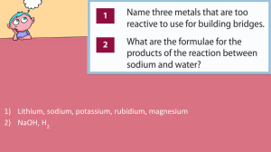 Metals and Water Reactions: Practice Questions