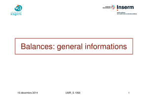 Good Practices for Weighing Balances: Technical Guide