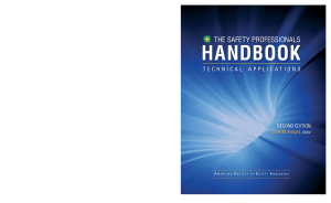 The Safety Professionals Handbook: Technical Applications, 2nd Edition