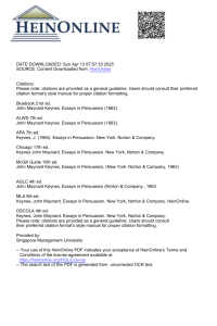 Economic Possibilities for Our Grandchildren by Keynes