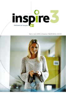 inspire 3 B1 French Textbook