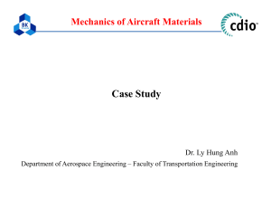 Mechanics of Aircraft Materials Case Study