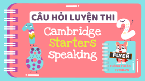 Cambridge Starters Speaking Exam Questions Practice