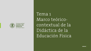 Marco te&oacute;rico-contextual de la Did&aacute;ctica de la Educaci&oacute;n F&iacute;sica