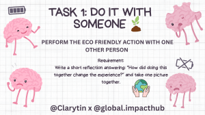 Eco-Friendly Action Task: Do It With Someone