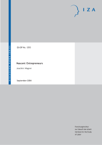 Nascent Entrepreneurs: A Global Literature Review