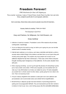 Freedom Forever: PMO Hacknotes to Quit Porn Addiction