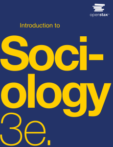 Introduction to Sociology 3e Textbook