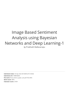 Image-Based Sentiment Analysis: Bayesian Networks & Deep Learning