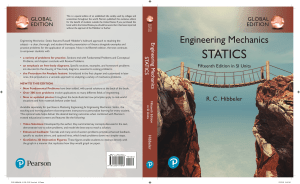 Engineering Mechanics: Statics 15th Edition Textbook