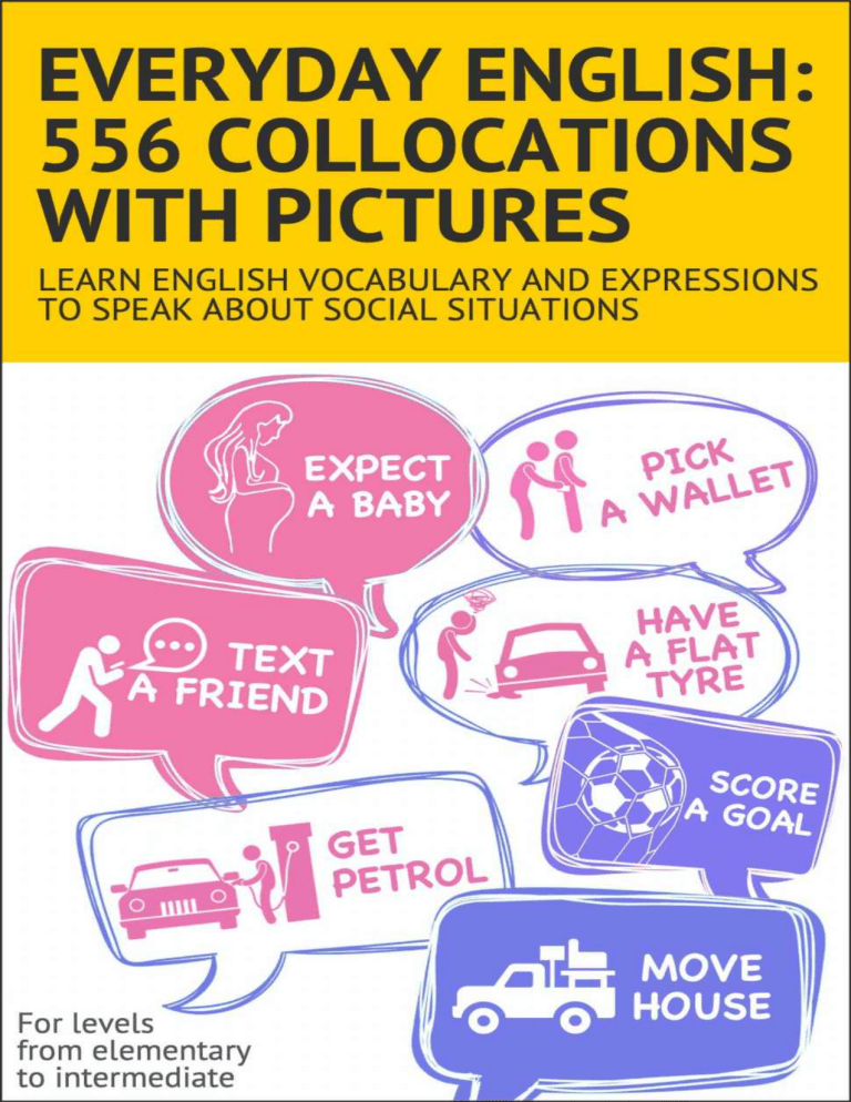 Everyday English: 556 Collocations with Pictures
