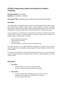 AI-Based Intrusion Detection System (IDS) Using Python Coursework