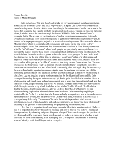 Moral Struggle in Film: Race in Imitation of Life & Bamboozled