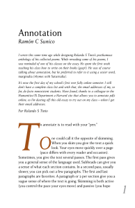 Annotation: A Guide to Reading with Your Pen