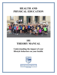 Health & PE 101 Theory Manual