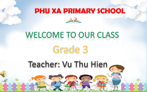 Unit 5: Meet my family - Grade 3 English Lesson