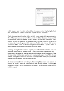 Essay on Benefits of Reading Fiction and History