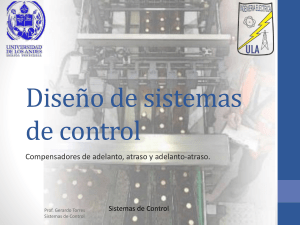 Dise&ntilde;o de sistemas de control: Compensadores