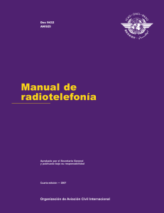 Manual de Radiotelefon&iacute;a OACI Doc 9432 - 4ta Edici&oacute;n