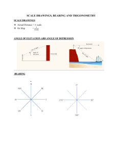 Scale Drawings, Bearing & Trigonometry Study Guide