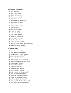 Deutsche Fragen: Konversation lernen
