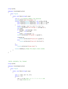 C# Programming Examples: Console Apps for Beginners
