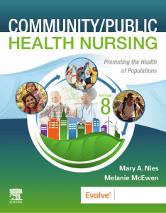 Community/Public Health Nursing: Promoting the Health of Populations