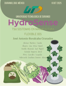 HydroSense: Automated Vertical Hydroponic System for Urban Agriculture