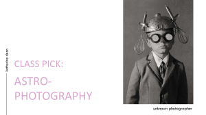 Class Pick: Astrophotography - Historical Milestones