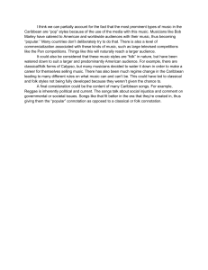 Why Caribbean Pop Music Dominates: Media, Commercialization, and Politics