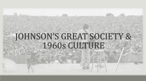 Johnson's Great Society & 1960s Culture