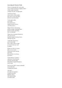 Qualitative Research Methodology: A Poetic Reflection