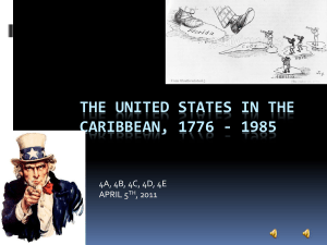 U.S. in the Caribbean 1776-1985 History Syllabus