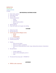 Physical Examination Study Guide: Clinical Skills Checklist